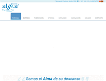 Tablet Screenshot of piscinasalma.com